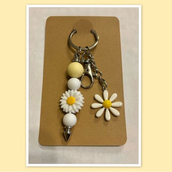 Beaded Charm Keychain - Picture 1 of 1